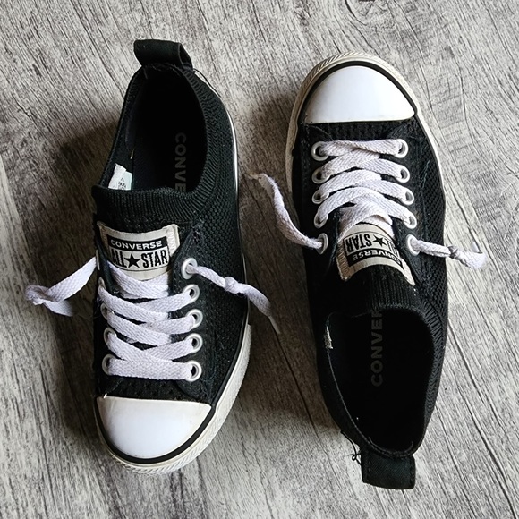 Converse All Star Shoreline Unisex Kids SZ 11 Black Sneakers - Picture 9 of 13